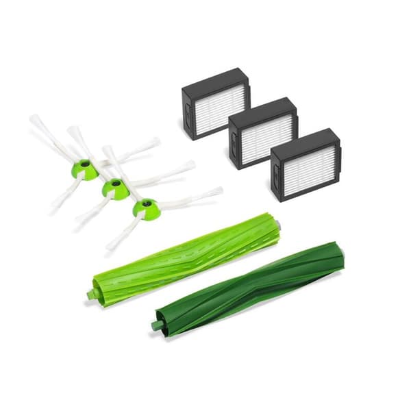 Replacement Parts Compatible Kit with Roomba i7 i7+ E5 E6 E7 - Side Brushes, Rollers and Hepa Filter Pack