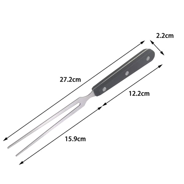 Carving Fork, Meat Fork, 27.2 cm Cooking Fork, Stainless Steel BBQ Fork