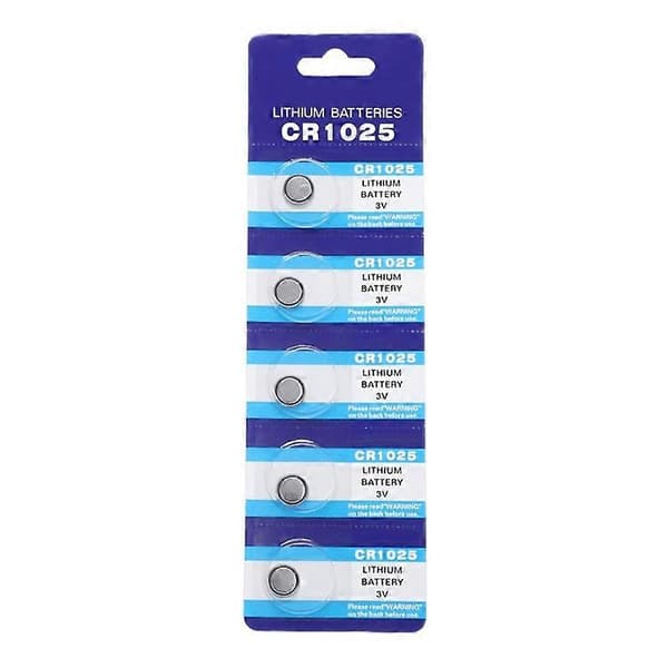 CR1025 Batteries Button Cell Battery Perfect for Remote Control Multiple Uses