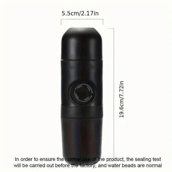 Portable Espresso Machine and Coffee Maker Handheld Manual Operation Perfect for Camping Mini Travel Brewer