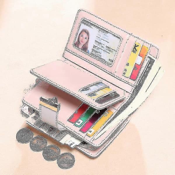 Women's Leather Wallet, RFID Blocking Wallets, Coin Purse, Card Holder