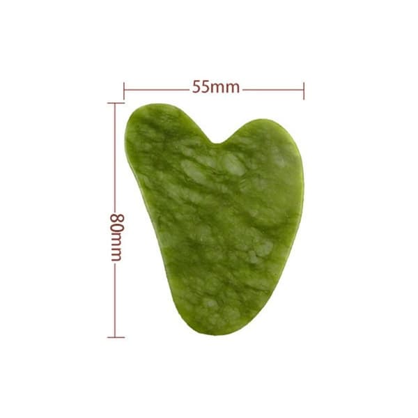 2 Pieces Jade Gua Sha Board GuaSha Scraping Massage Tool Face