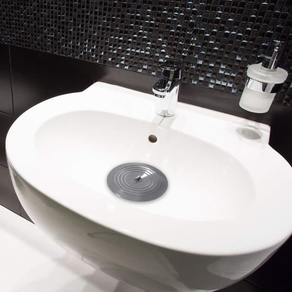 Badekaravløpsplugg - Kjøkken Baderom Badekar Avløp Hårstopper, Badekaravløpsplugg, Universal Flat Sugekoppdusj