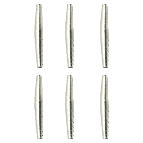 1/2/3/5 6:a Sølv Volute fjærer Lett å Og Holdbar Rustfri Volute fjær（6cm） 5STK