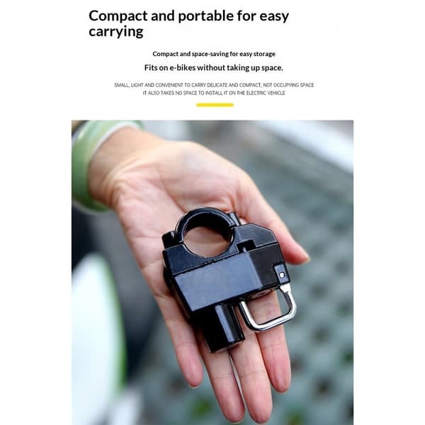 Motorcycle Helmet Lock - Anti-theft, Tamper-proof Security Lock for Motorcycle