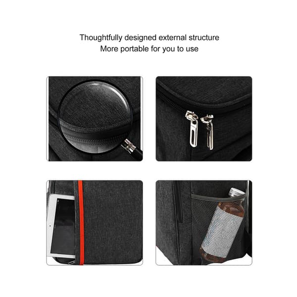 [LD]Camping Insulated Backpack Three Layer Temperature Lock Adjustable Waterproof Backpack Cooler Bag Compatible with Outdoor Use