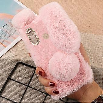 Furry Rabbit Design Telefoncover Kompatibelt med Moto E6s (2020)/E6i