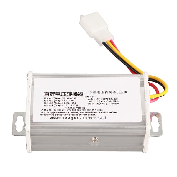 DC 36V-72V til 12V 10A 120W omformeradaptertransformator for elektrisk sparkesykkel