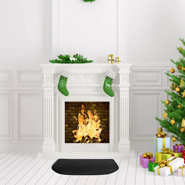 Multilayer Fire Mat, Heat Resistant Floor Protector for Fireplace, 152x70cm