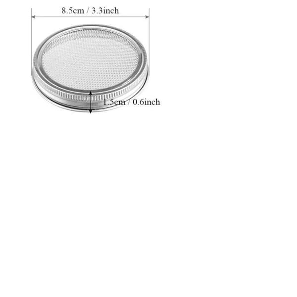 Puutarhan itämiskansi 70mm 304 ruostumaton teräs Mason-pullon korkki