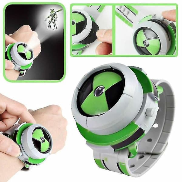 Ben10 Ten Alien Force -kello Omnitrix Illuminator Rannekoru Lelu Lahja