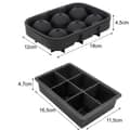 Ice Mold Spheres & Cubes / Ice Cube Tray / Ice Mold - 2-in-1