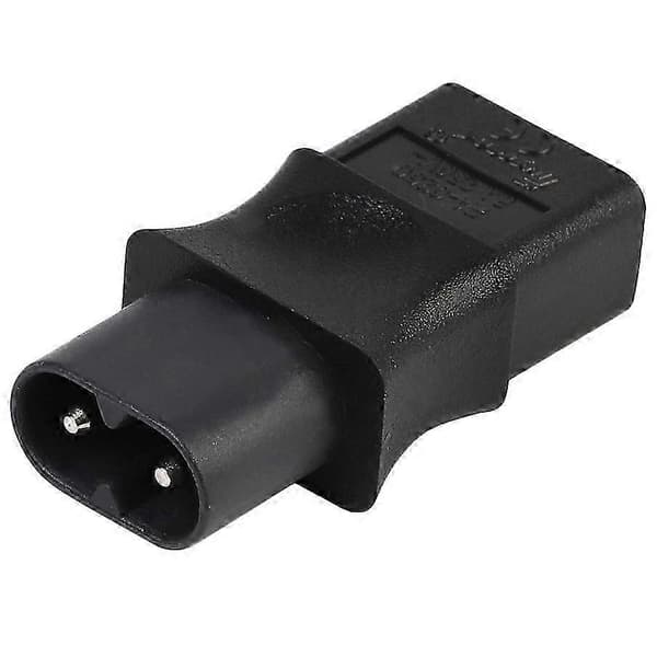 2-benet Iec 320 C8 han til Iec 320 C9 hun AC-adapter 6A/250V EU industriel strømomformer