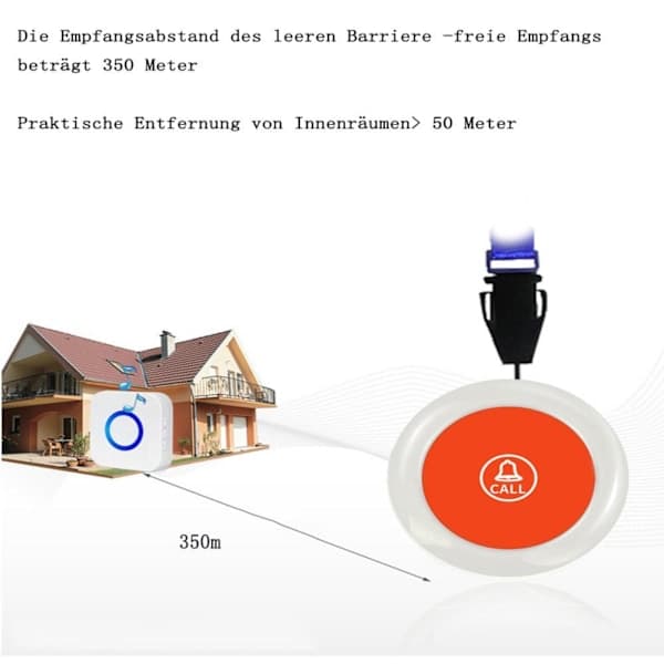 Emergency Call Button/Senior Alarm/Radio Transmitter