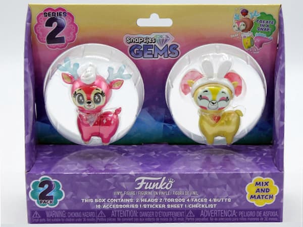 FUNKO SNAPSIES: Gems - 2PK (Forår) Blush & Pinky [SAMLEOBJEKT] Vinylfigur USA-import
