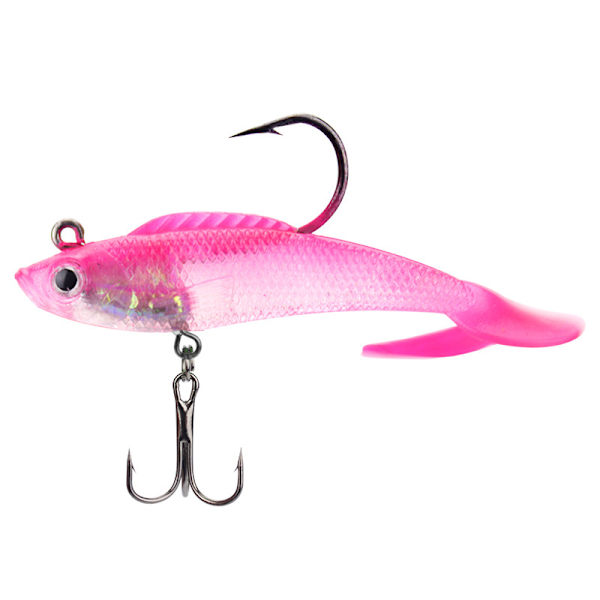Tio stycken förriggade jigghuvuden mjuka fiskedrag, paddelstjärt swimbaits för basfiske, shad eller grodyngelbete med spinner, premium fiskebete för saltvatten sötvatten, öring crappie fiske