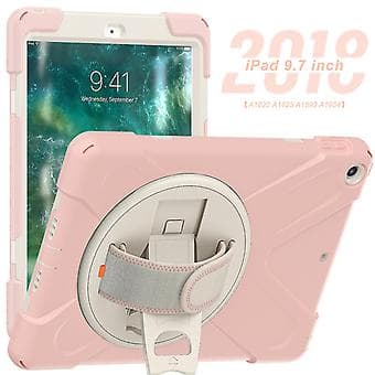 Håndremdesignveske for iPad 9,7 tommer med justerbart stativ, pennholder, fallbeskyttelse