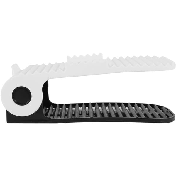 Adjustable Shoe Rack Storage Space Saving Shelf Holder (8 -White)