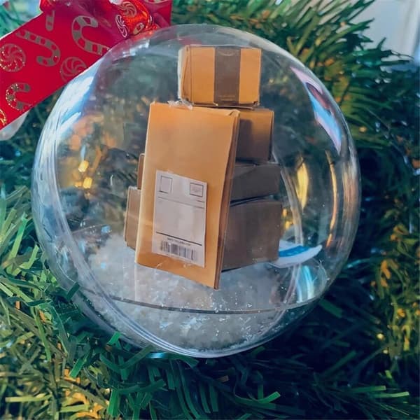 Sjove pynt - Mini pyntpakke, Christmas Express Box, Juletræspynt