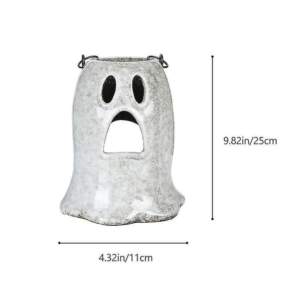 1 stk Keramisk Halloween-lysestake for Halloween-dekorasjoner