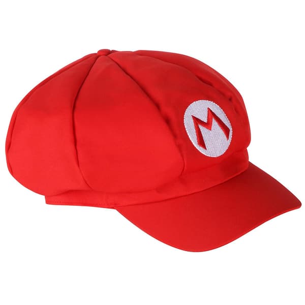 2-pack Mario och Luigi-hattar, röda och gröna videospelstema-kepsar