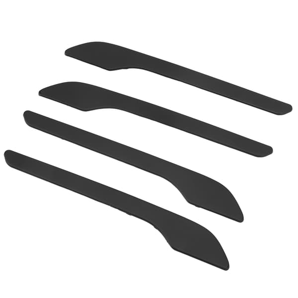 4pcs Door Handle Cover ABS Outer Handle Decorative Protection Stickers Replacement for Tesla Model 3 2017‑2020 Matte Black