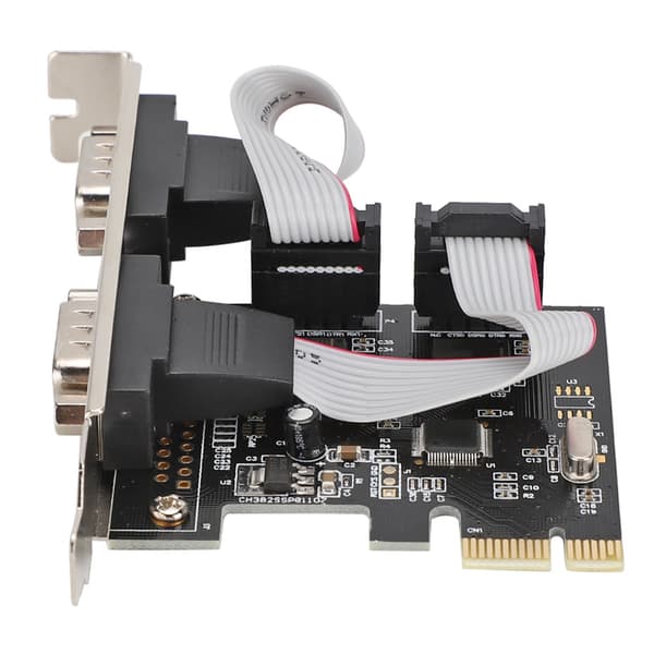 Dobbelt seriel DB9 RS232 PCI-E controller-adapterkort