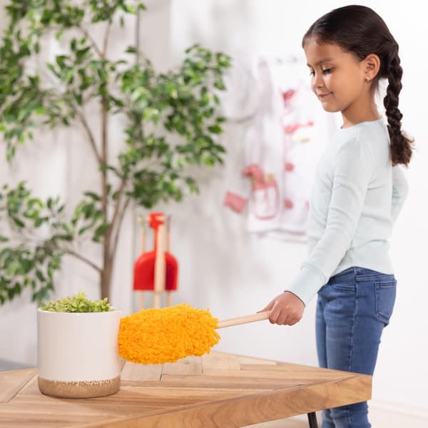 Let's Play Cleaning! Sweep! Mop! 6-Piece Pretend Play Set