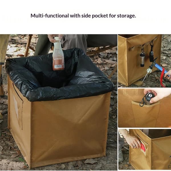 Throw Line Cube Bag - Easy Foldable Arborist Throw Line Storage Climbing Rope Organizer Box