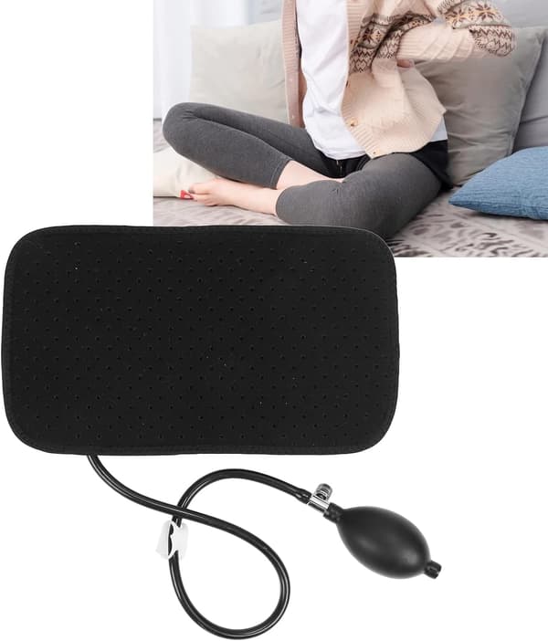 Inflatable Lumbar Support Pillow, Portable Lumbar Support Cushion, Breathable Airbag Sealing Sleeping Pillows (BT)