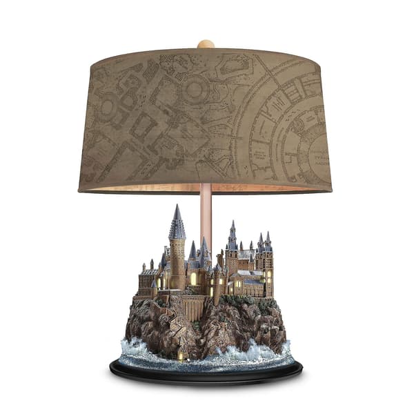 Bradford Exchange Harry Potter Hogwarts Castle Luminous Sculpture Table Lamp