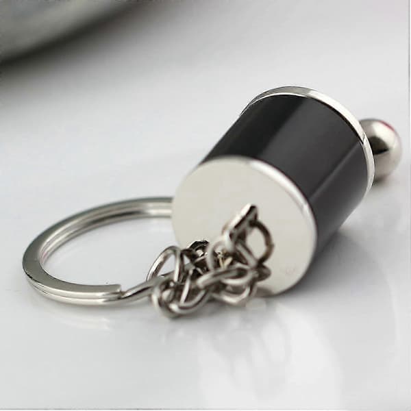Creative Six-Speed Manual Gearbox Keychain and Chain