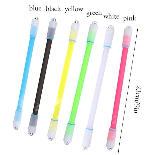 Spinning Pen Creative Flash Rotating Game GREEN green
