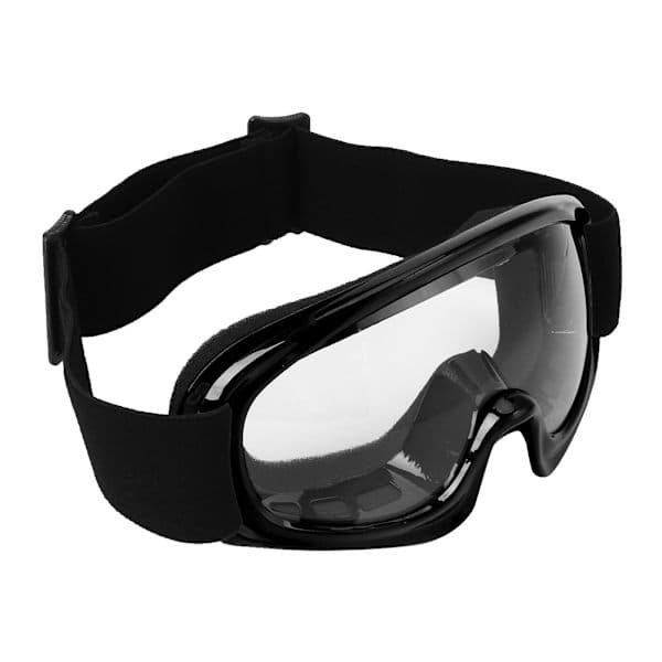 Kids Motorcycle Goggles, Windproof, Anti-Impact Protective Glasses, Black