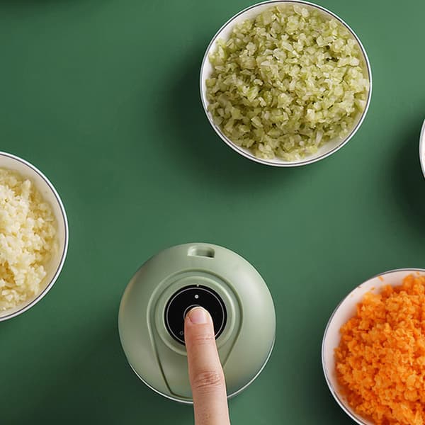 Electric Garlic Chopper, Garlic Press, Complementary Food Processor, Cordless Mini Garlic Puree Mixer, Garlic Puller