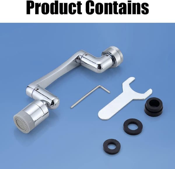 1440 Degree Rotating, Retractable, Multi-Silver High Quality Durable Easy to Use