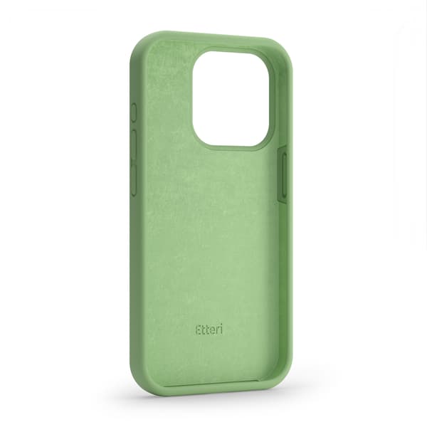 Etteri Silicone Case for iPhone 16 Pro 6.3\" Light Green