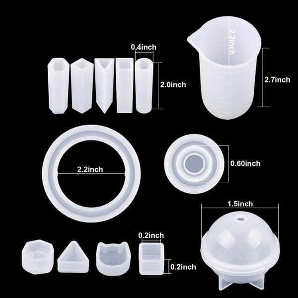 106 dele epoxy silikoneforme, epoxy smykkeforme til smykker