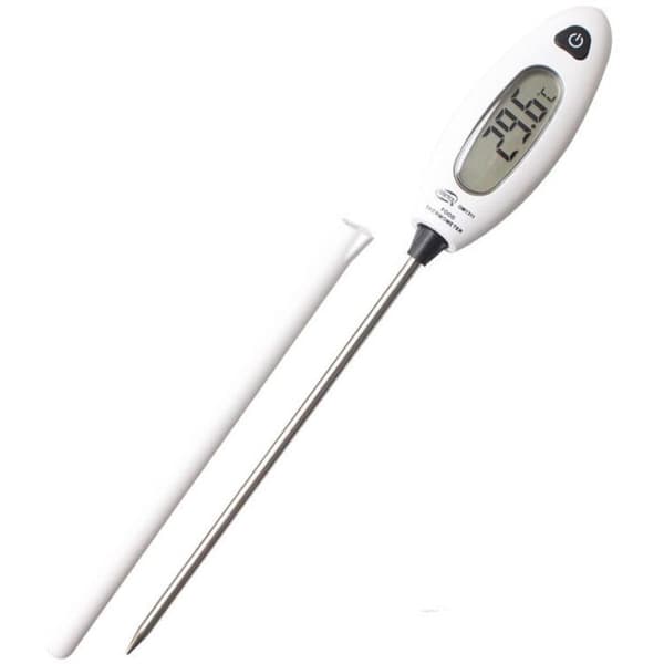 Digital Kitchen Thermometer, 5-Second Fast Reading with Long Probe, Large LCD Screen for BBQ, Baking, Bath Water, Meat Cooking