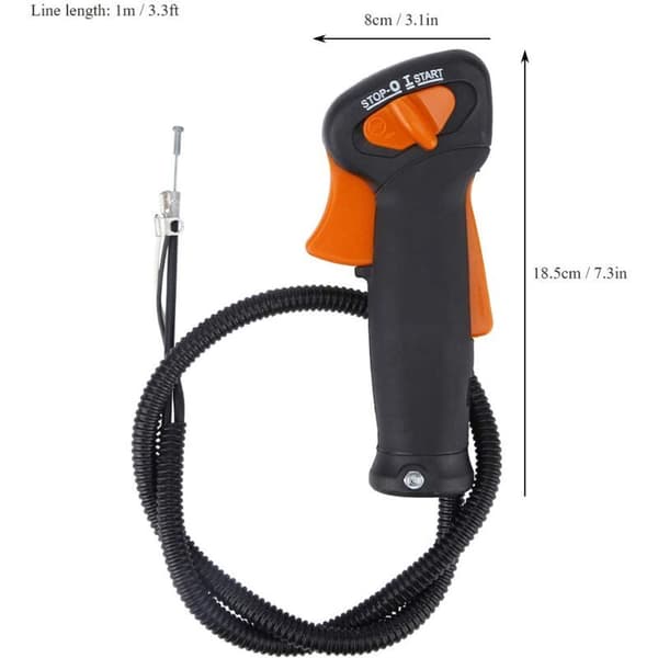 Gasshåndtaksregulator Erstatning for Stihl FS120 FS200 FS250 Gressklipper Akseleratorbryter
