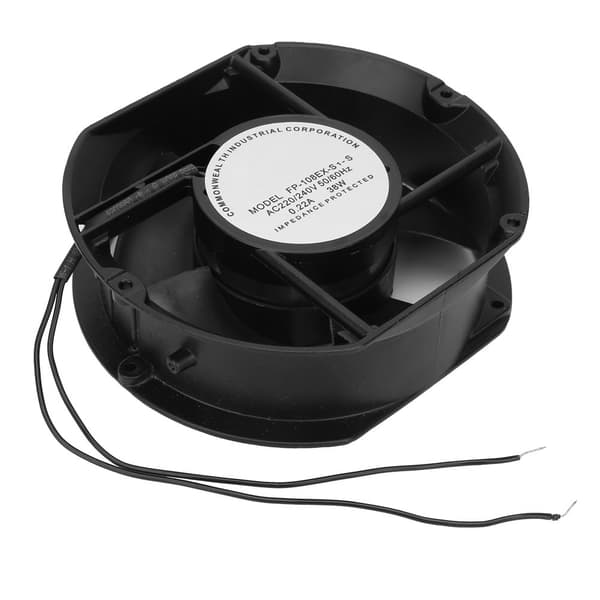 FP-108EX S1-S AC Aksialventilator AC220V 38W Ovalt Kugleleje Ventilationskøleventilator