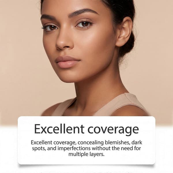 Zephocos Lightweight Flawless Cushion Foundation (Cocoa) is light and breathable, providing a smooth and moisturizing makeup look cocoa cocoa