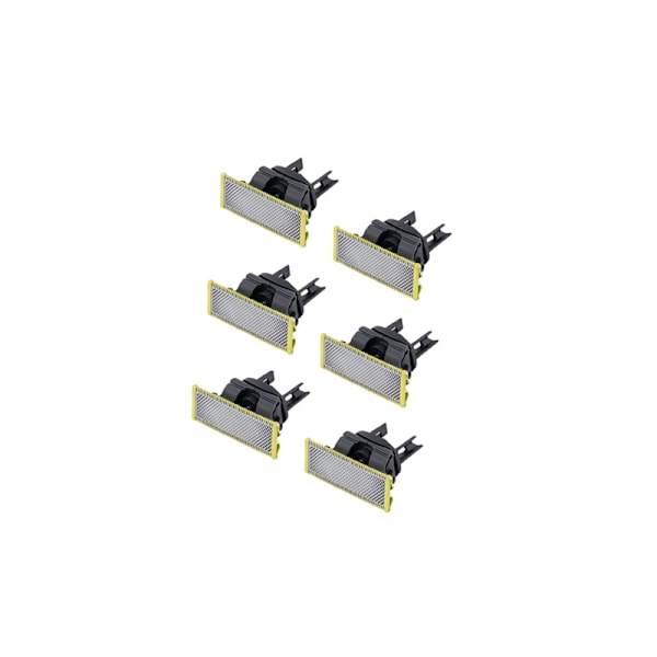 6-teräinen yhteensopiva Philips Oneblade partatrimmeripää Qp210 Qp220 Qp230 Qp2520 Qp2530 Qp2527 Qp2533 Qp2630 Qp6520 (2024) 6 kappaletta 6 pieces