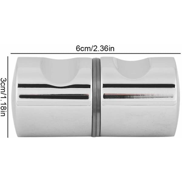 Aluminiumslegering forkromet trækknop til hjemmebadeværelse bruseglasdør hardware #3