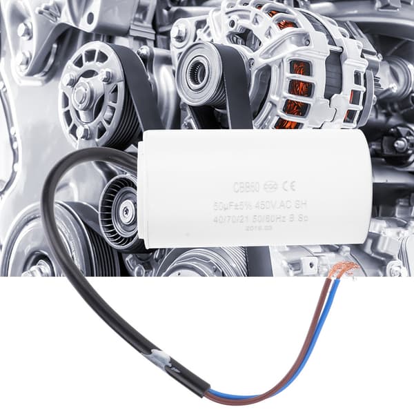 CBB60 Motor Starting Capacitor 450V 50uF Microfarad Capacitor Wire Lead