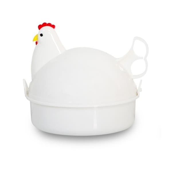 Eggkoker - Mikrobølgeovn Eggkoker, Kyllingformet Rask Eggkoker, Mikrobølgeovn Eggkoker, Kyllingformede Egg Eggkopper Mikrobølgeovn