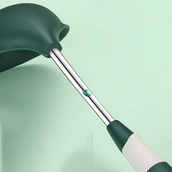 High Temperature Resistant Silicone Soup Spoon Kitchen Nonstick Long Handle Soup Spoon Household Spoon