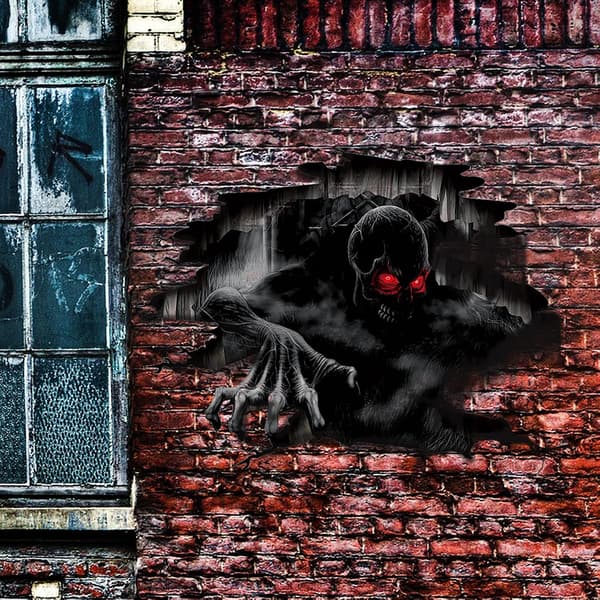 Halloween Wall Decor 3D Ghost Hands Floor Wall Ceiling Decals Pe