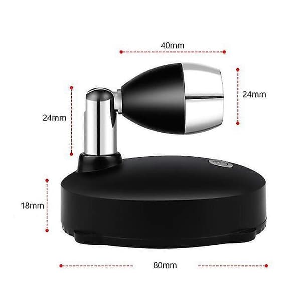 【LD】Wireless Spotlight Battery Operated Accent Lighting, Dimmable LED Spotlights with Remote Control Rotatable Wall 2pcs 2st
