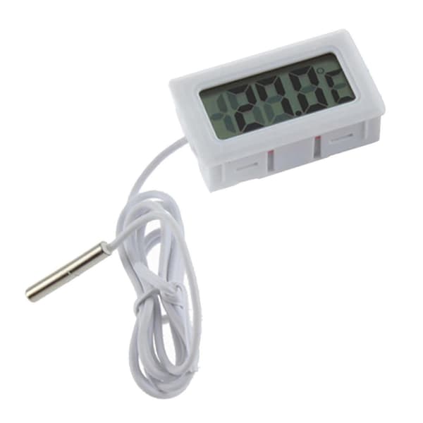 Fish Aquarium Water Refrigerator 2m Probe LCD Mini Digital Thermometer Temperature Tester